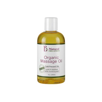 Organic Body Massage Oil - 8 oz