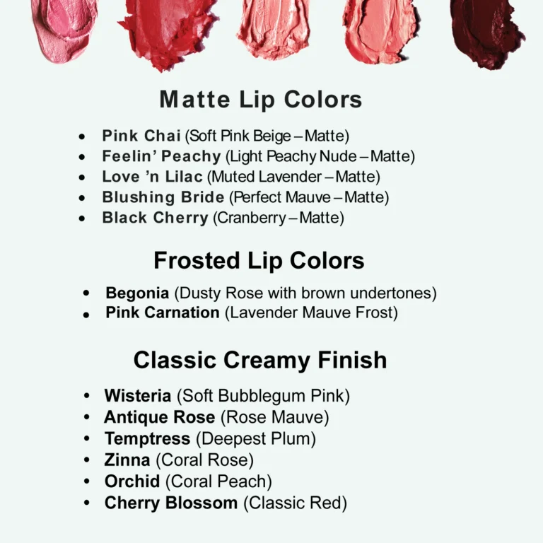 Lipsticks organic